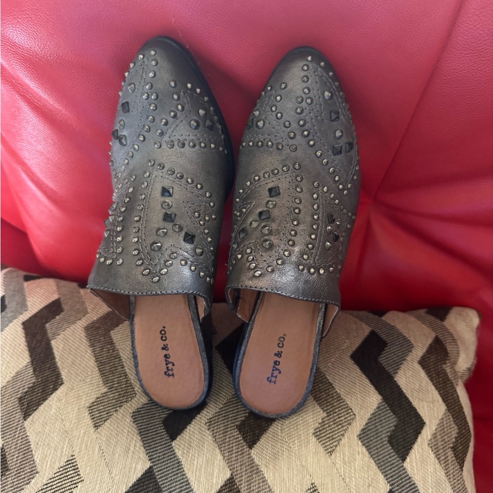 Frye & Co. Studded Slip-On Shoes